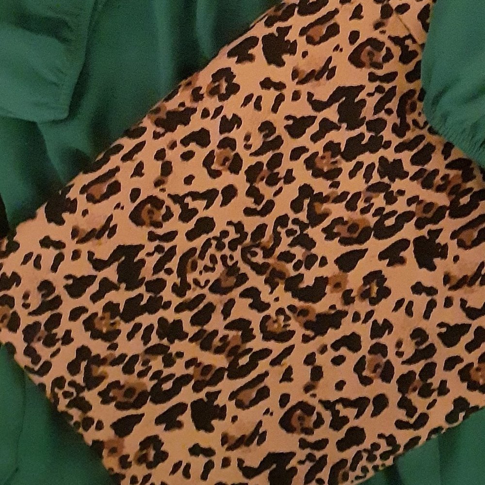 J. Crew Leopard Print Pencil Skirt in Tan and Black